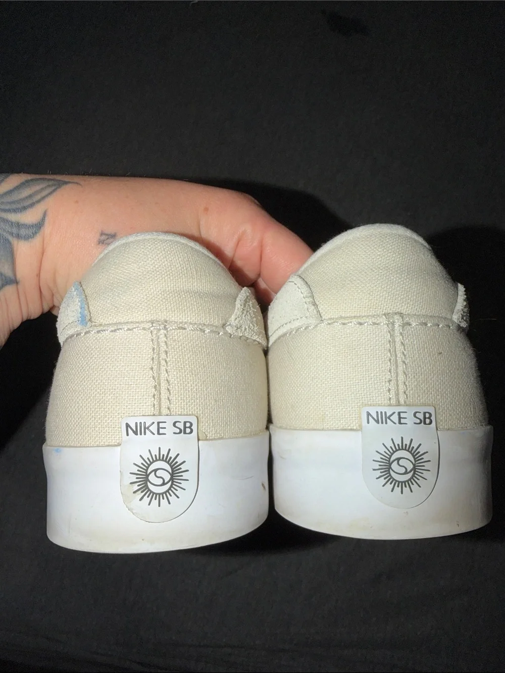 Shane Signature White Suede Skate Shoes Shane O’Neill - Picture 6 of 7